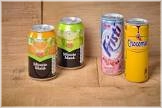 Blik frisdrank naar keuze  AADrink ,Appelsap, Jus 'd Orange, Fristi Chocolademelk , Ayran. inclusief  statiegeld